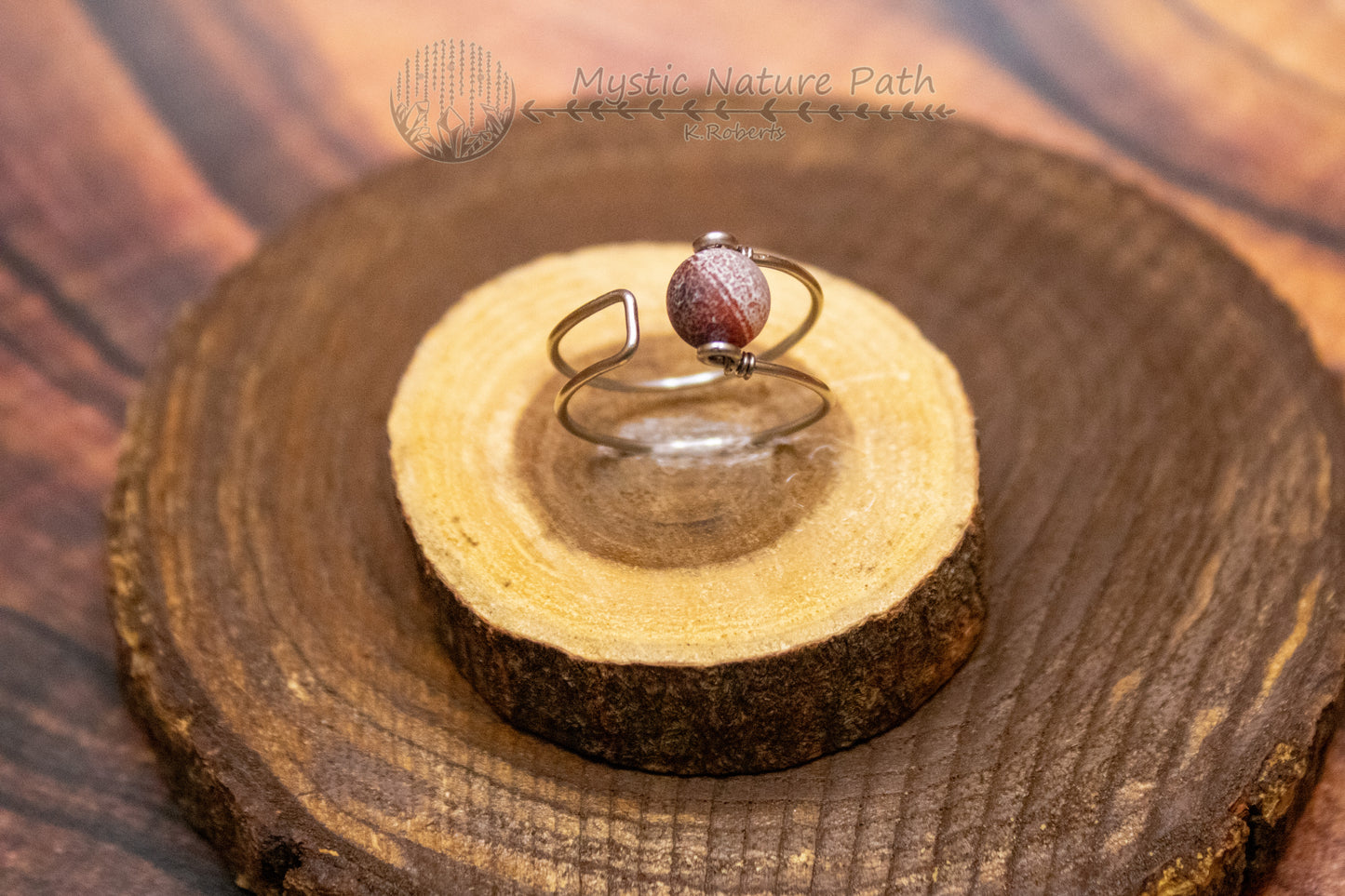 Gemstone Fidget Ring