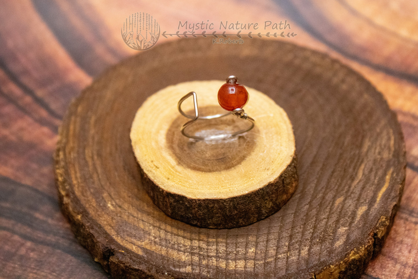 Gemstone Fidget Ring
