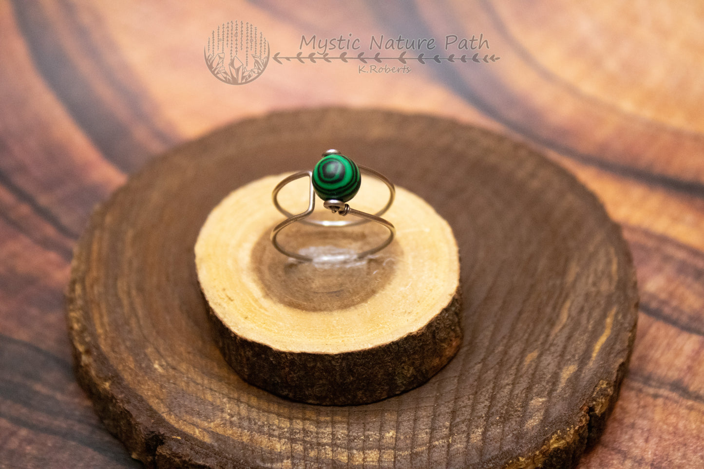Gemstone Fidget Ring