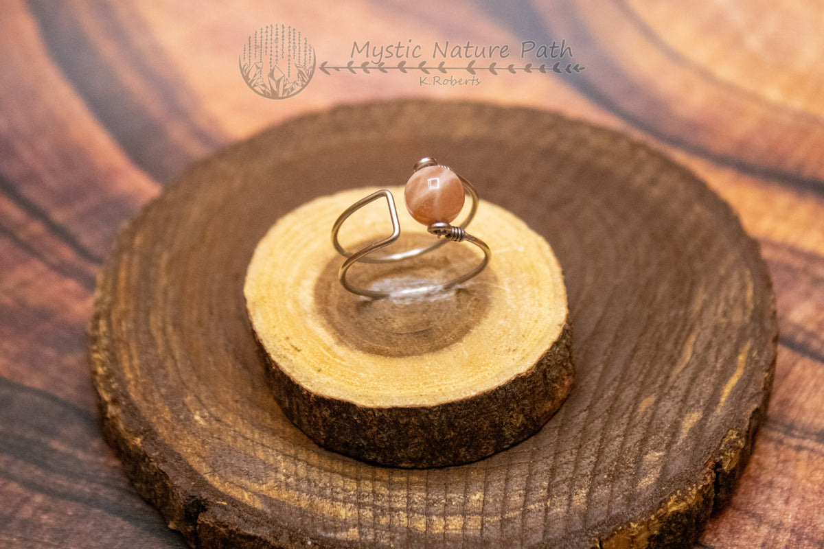 Gemstone Fidget Ring