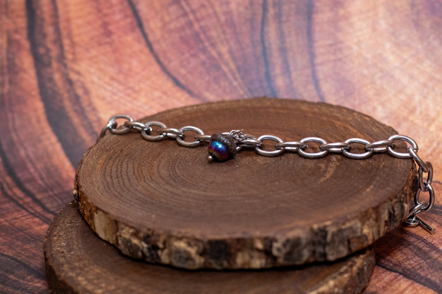 “Charmed” Bracelet Charms - Gemstone Acorns