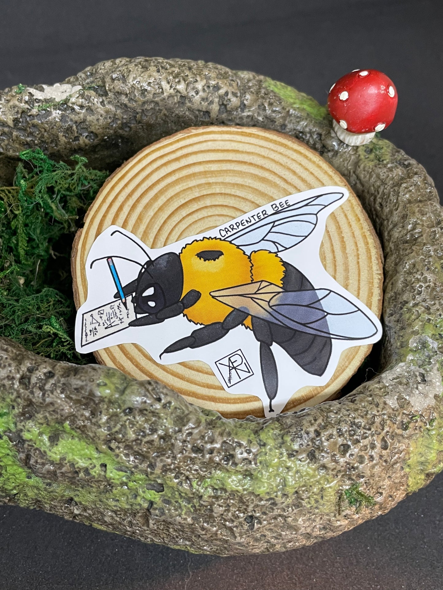 Eastern Carpenter Bee Stickers