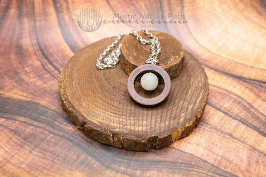 Gemstone Bead Fidget Necklace