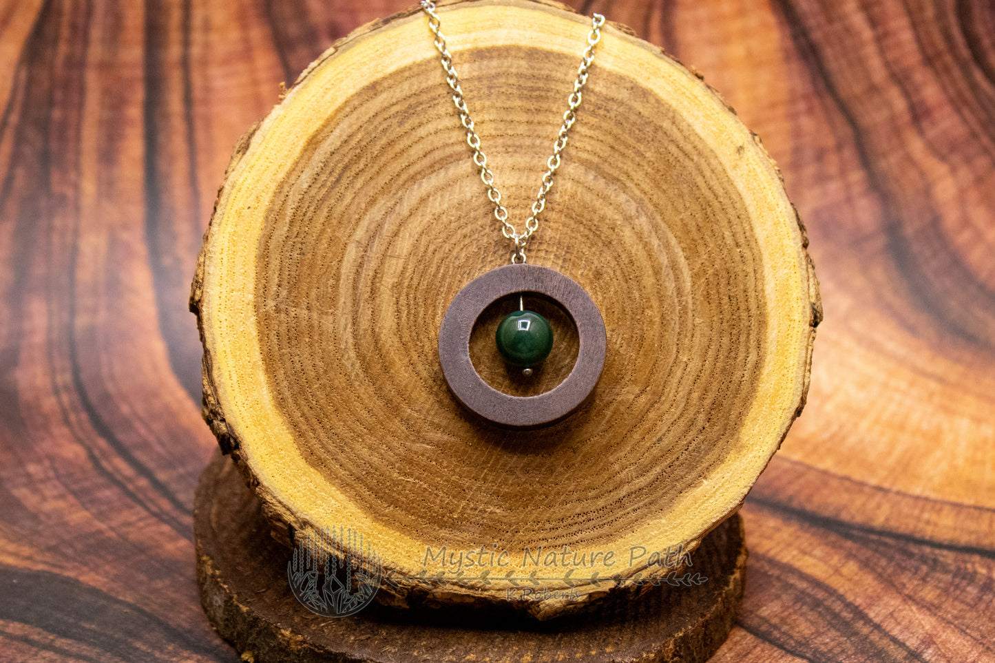 Gemstone Bead Fidget Necklace