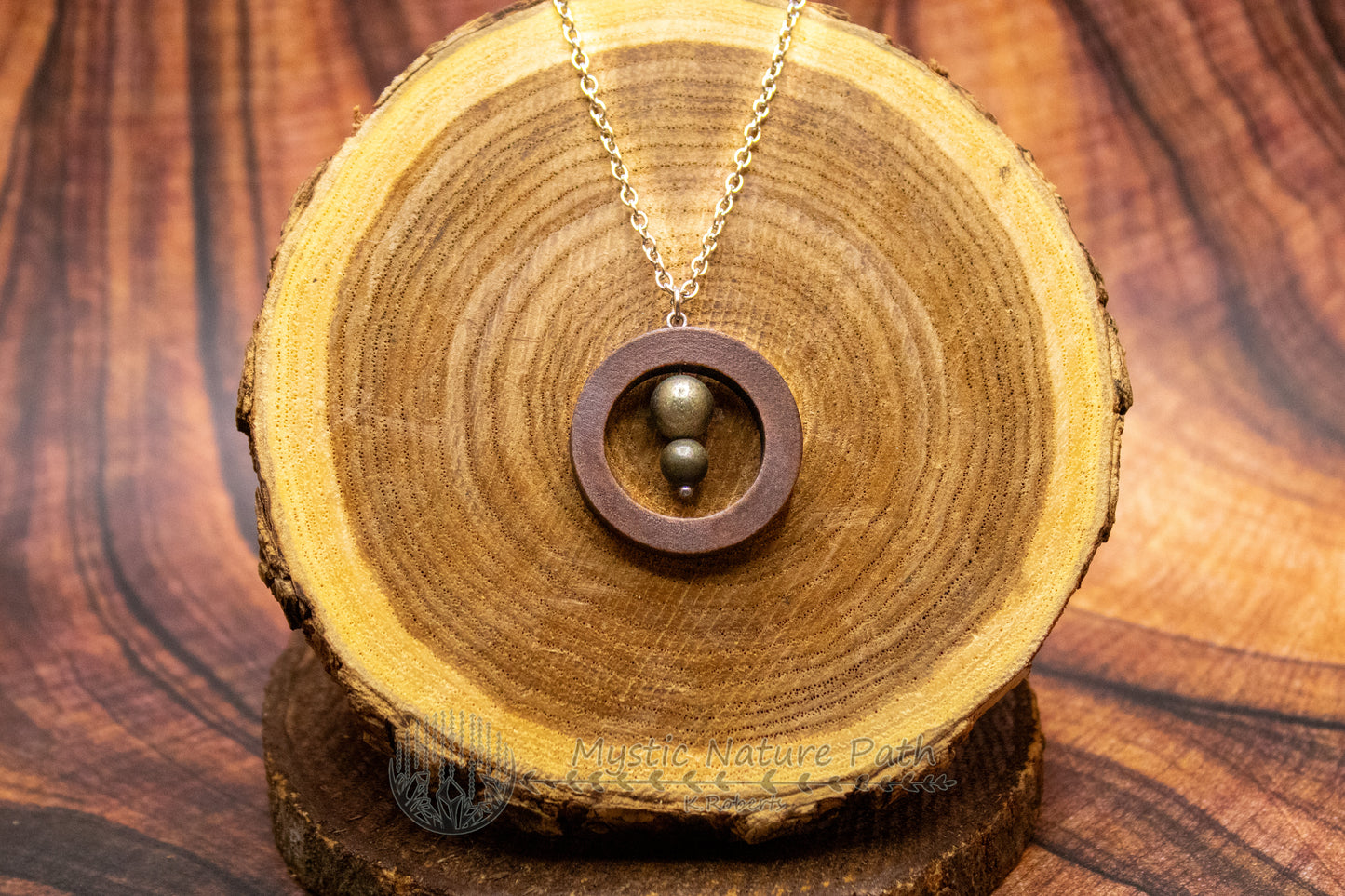 Gemstone Bead Fidget Necklace