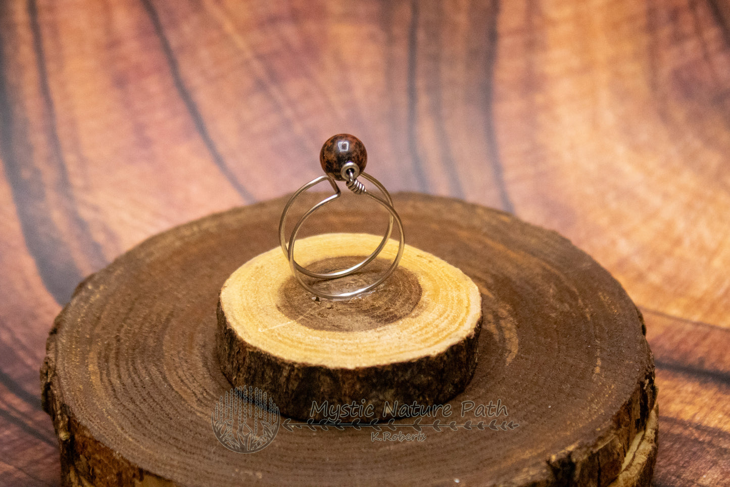 Gemstone Fidget Ring