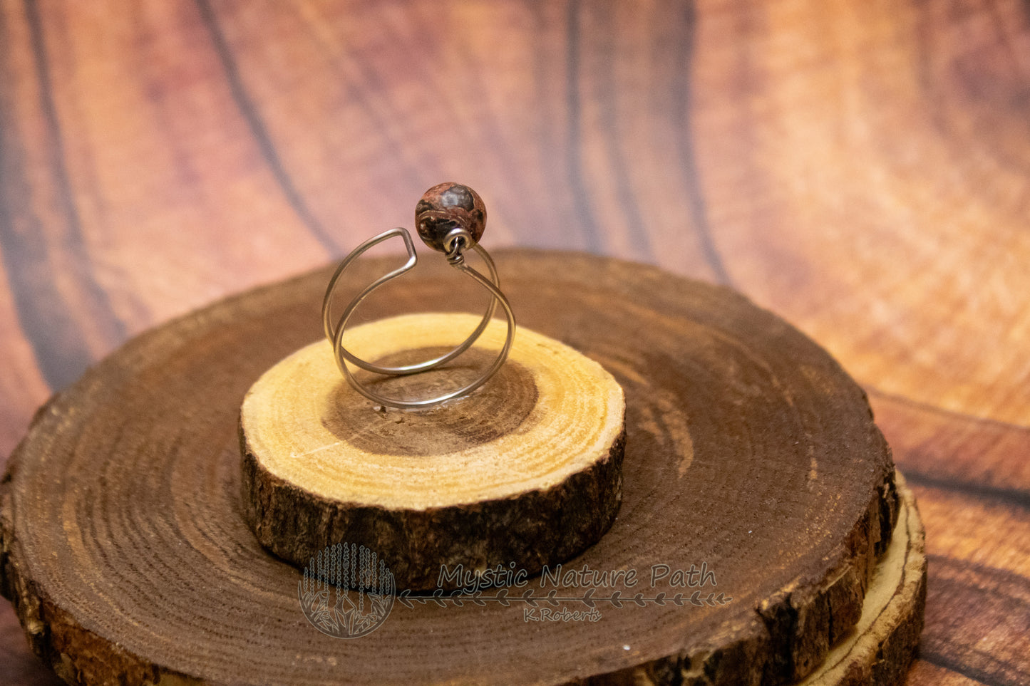 Gemstone Fidget Ring