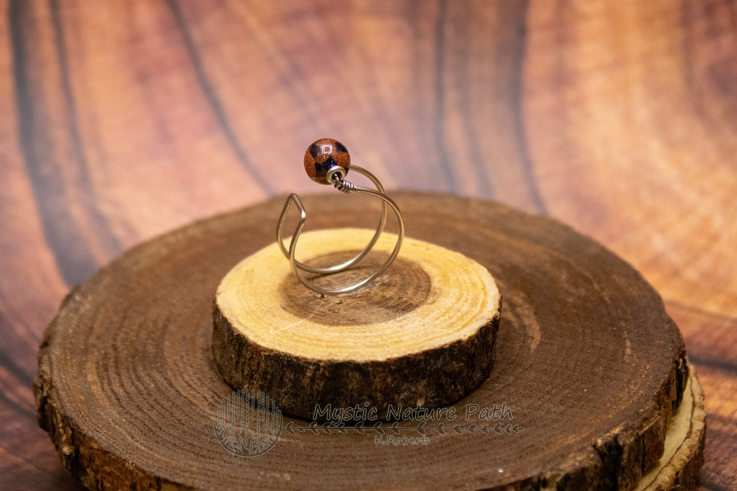 Gemstone Fidget Ring