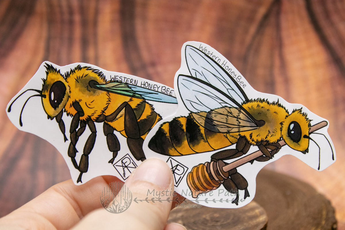 Western Honey Bee Stickers