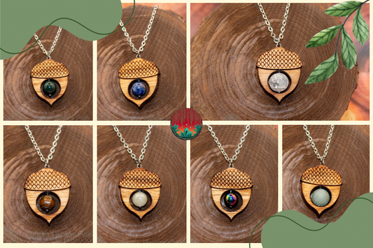 Acorn Fidget Necklaces