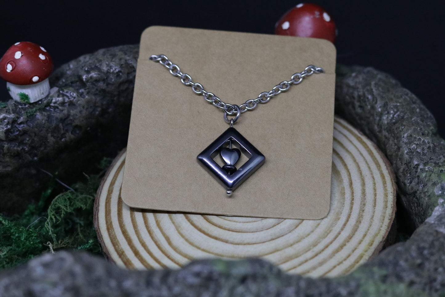 Hematite Square Necklaces