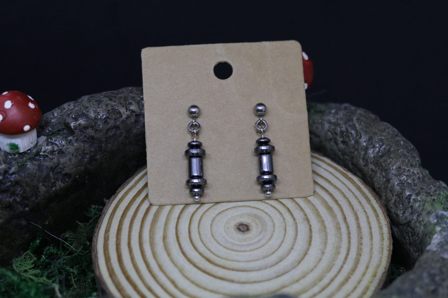 Hematite Earrings