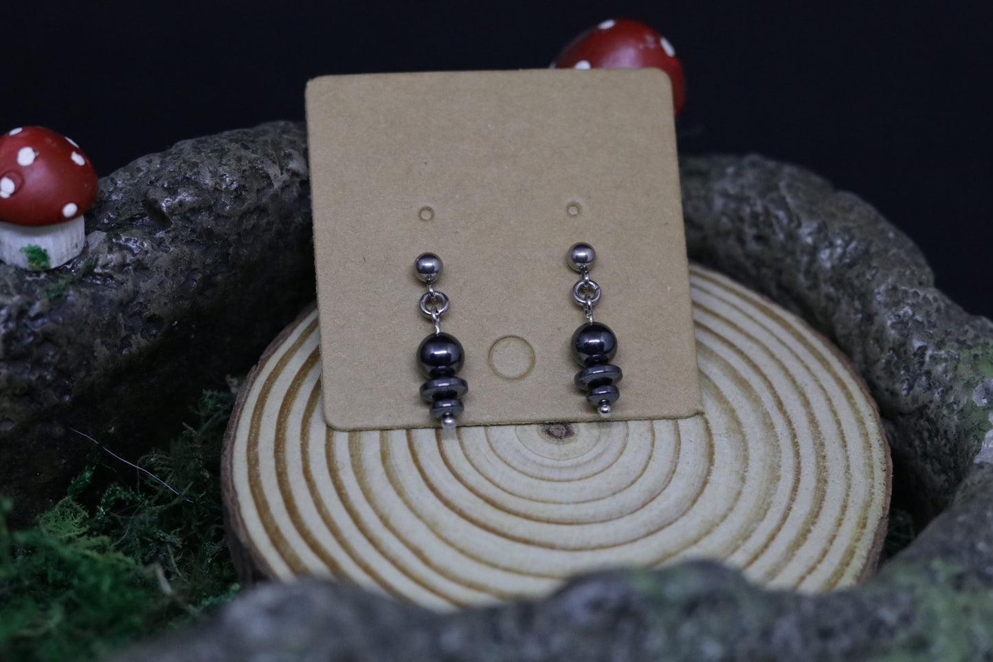 Hematite Earrings