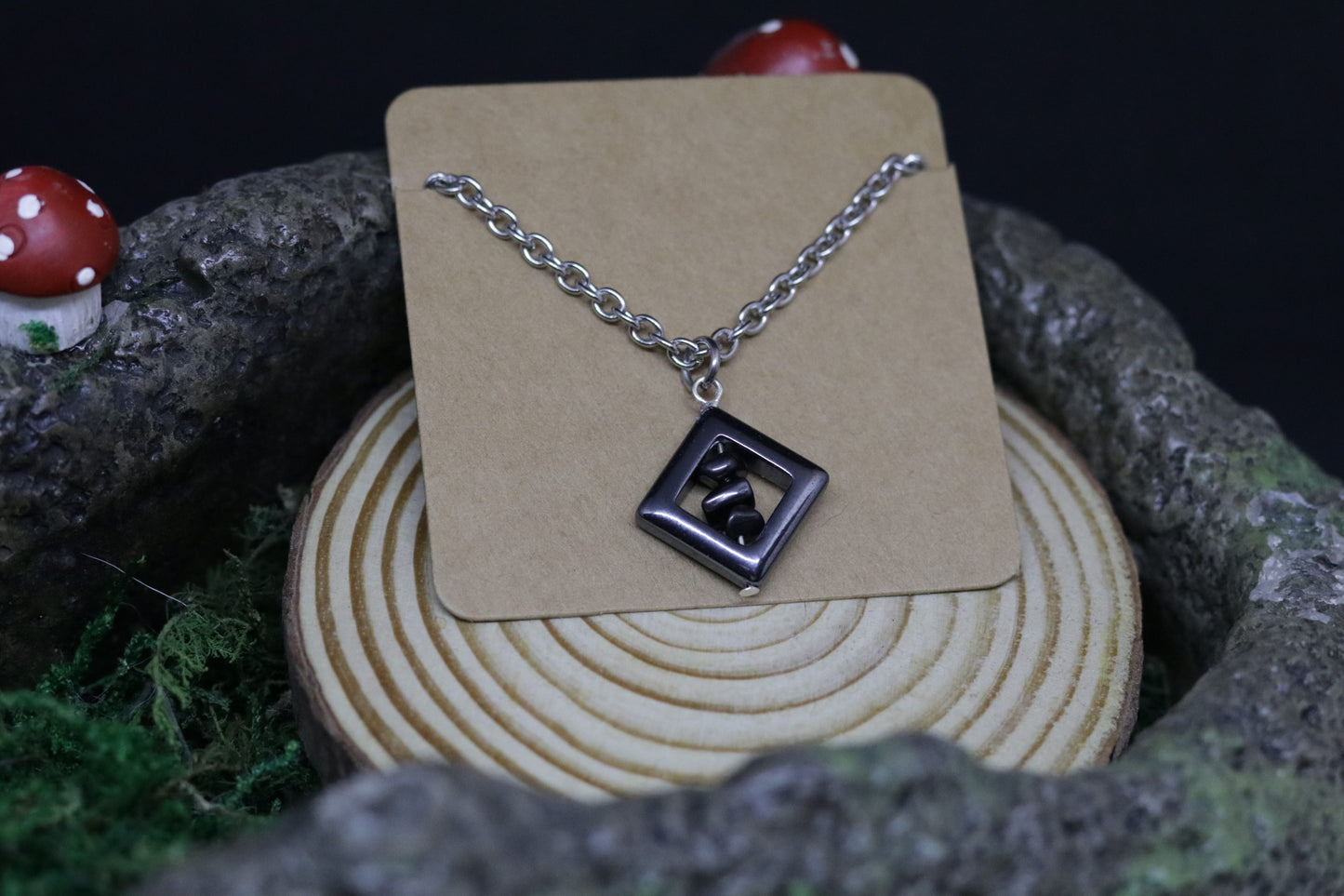 Hematite Square Necklaces