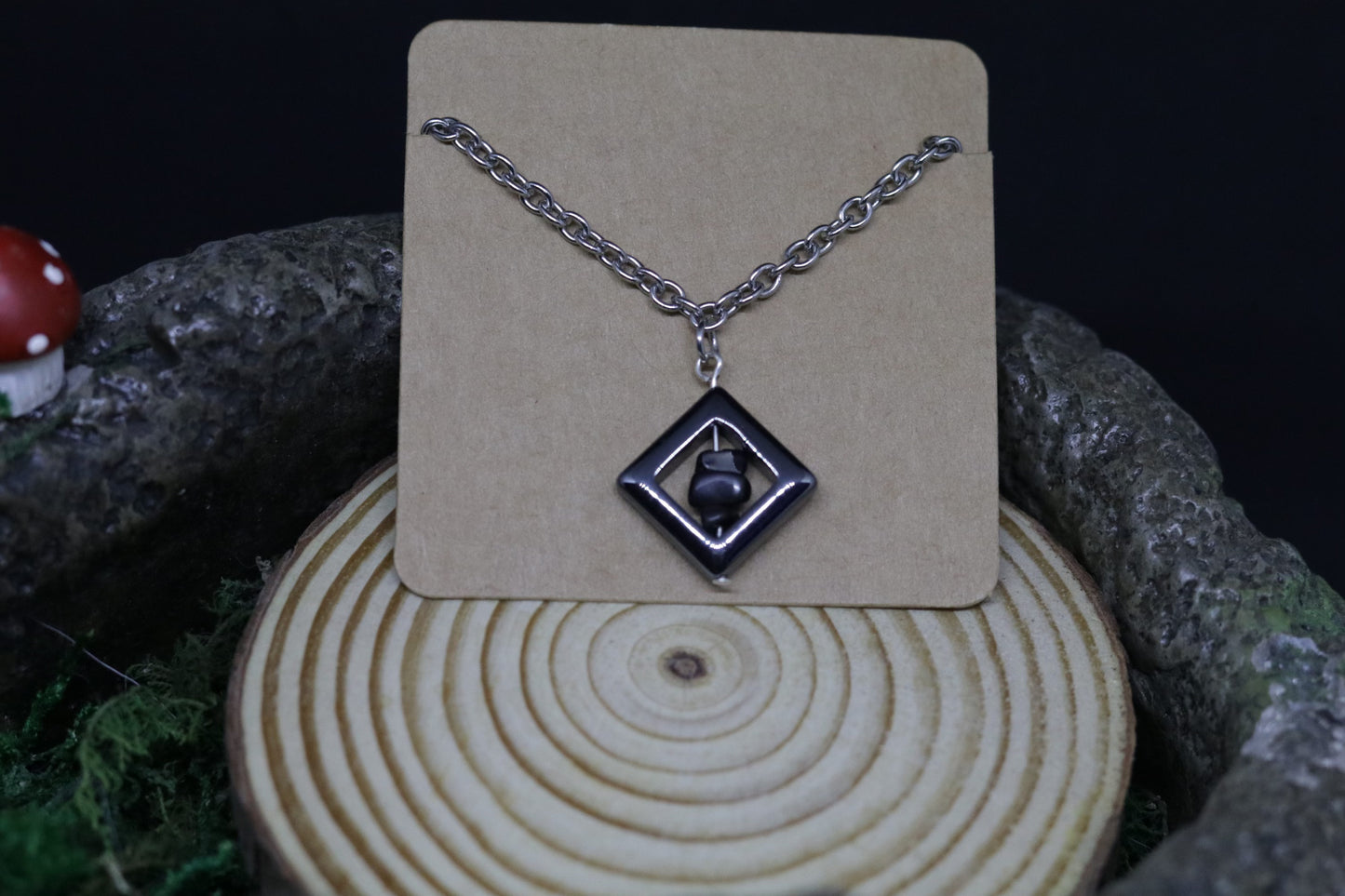 Hematite Square Necklaces