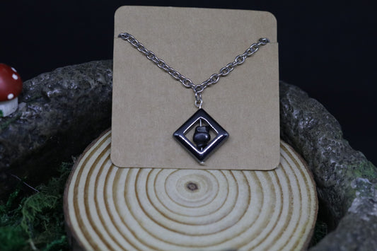 Hematite Square Necklaces