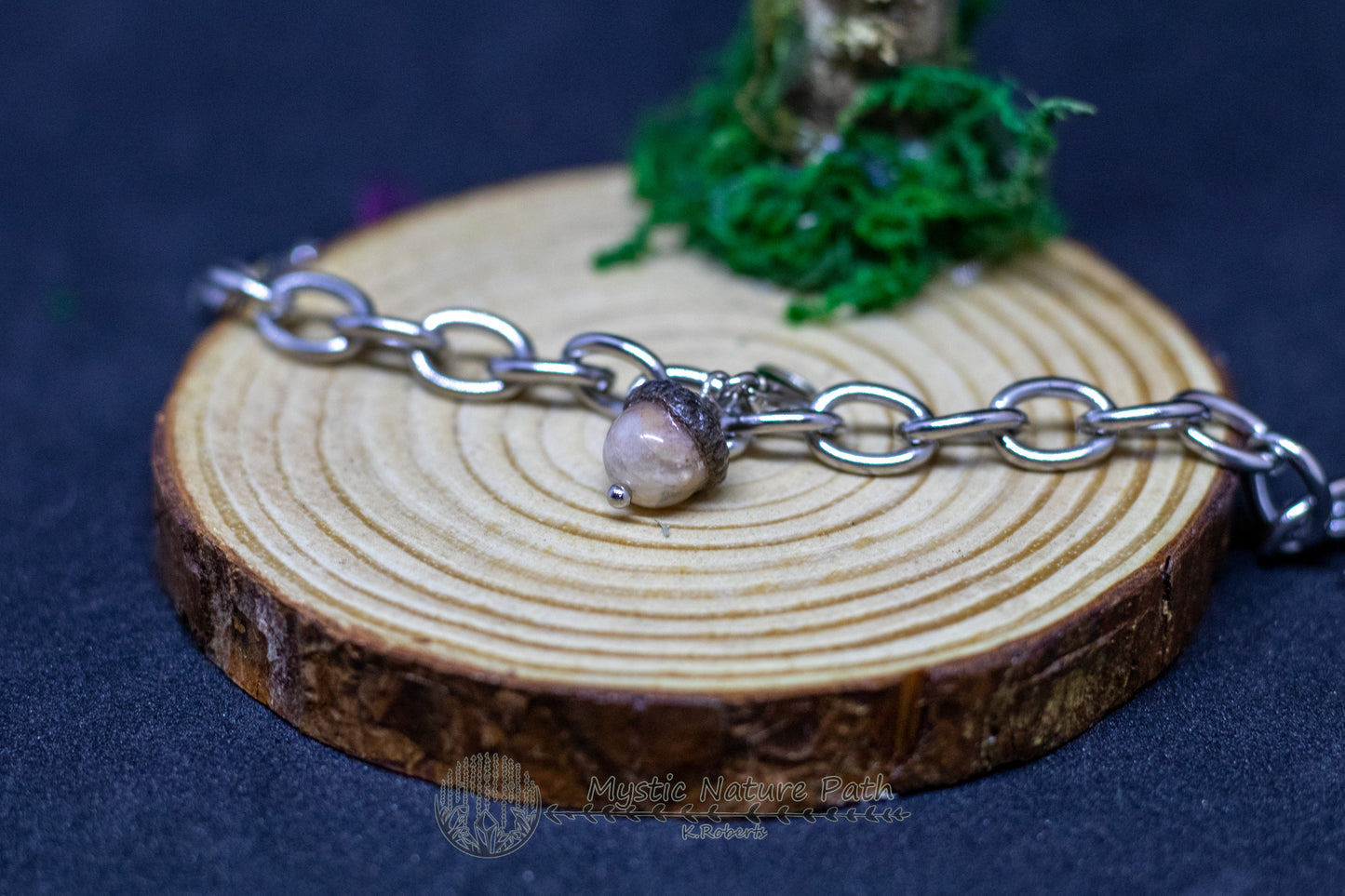 “Charmed” Bracelet Charms - Gemstone Acorns