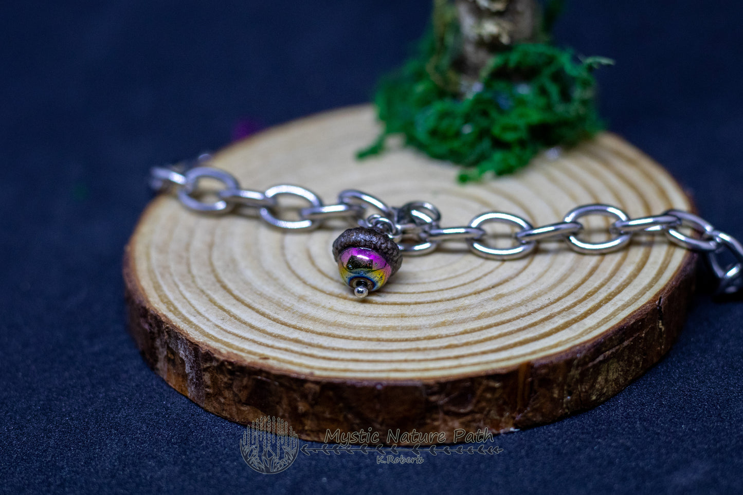 “Charmed” Bracelet Charms - Gemstone Acorns