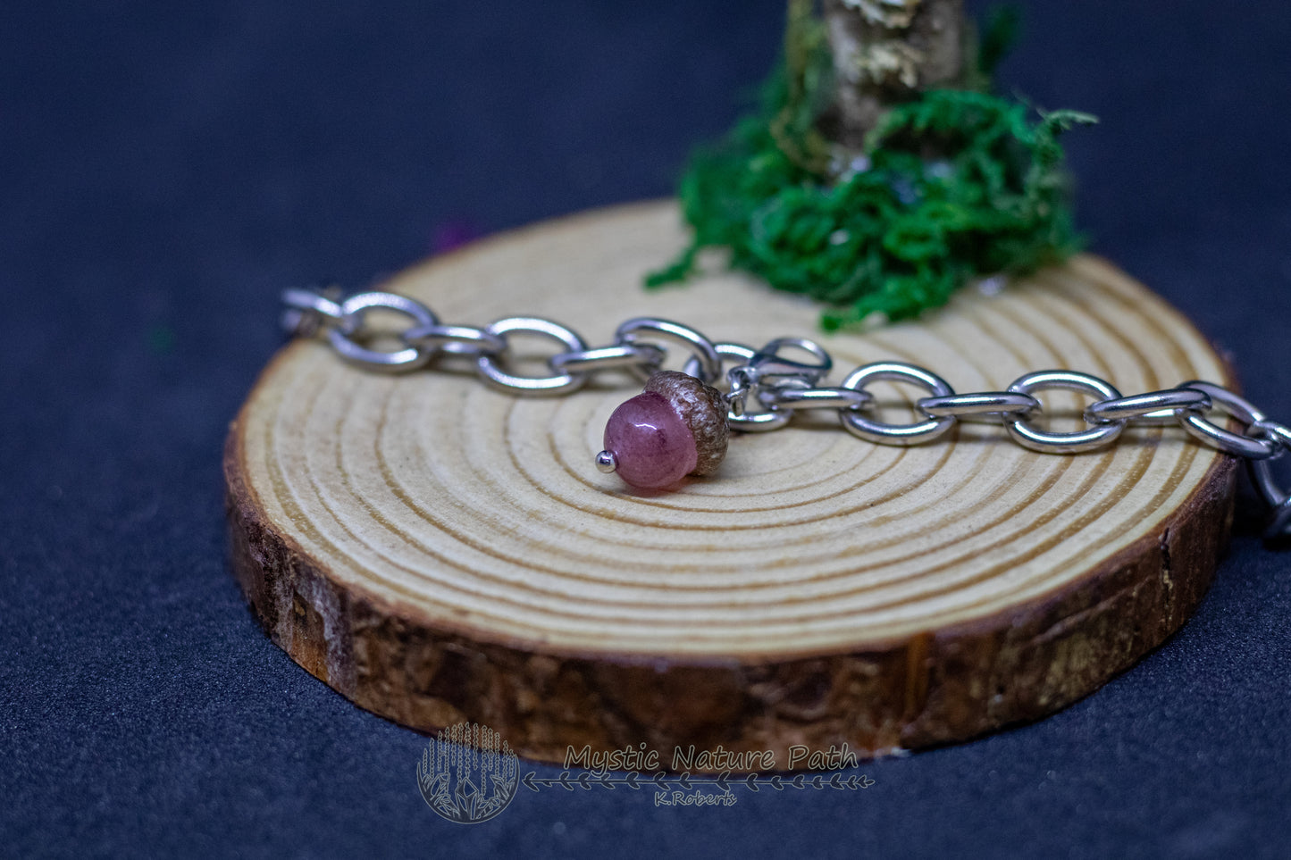 “Charmed” Bracelet Charms - Gemstone Acorns