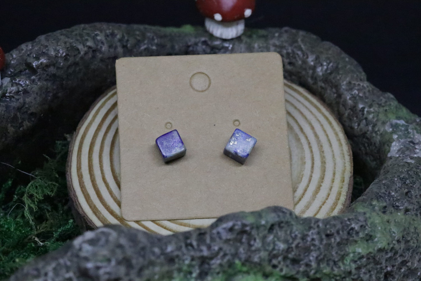 Gemstone Stud Earrings