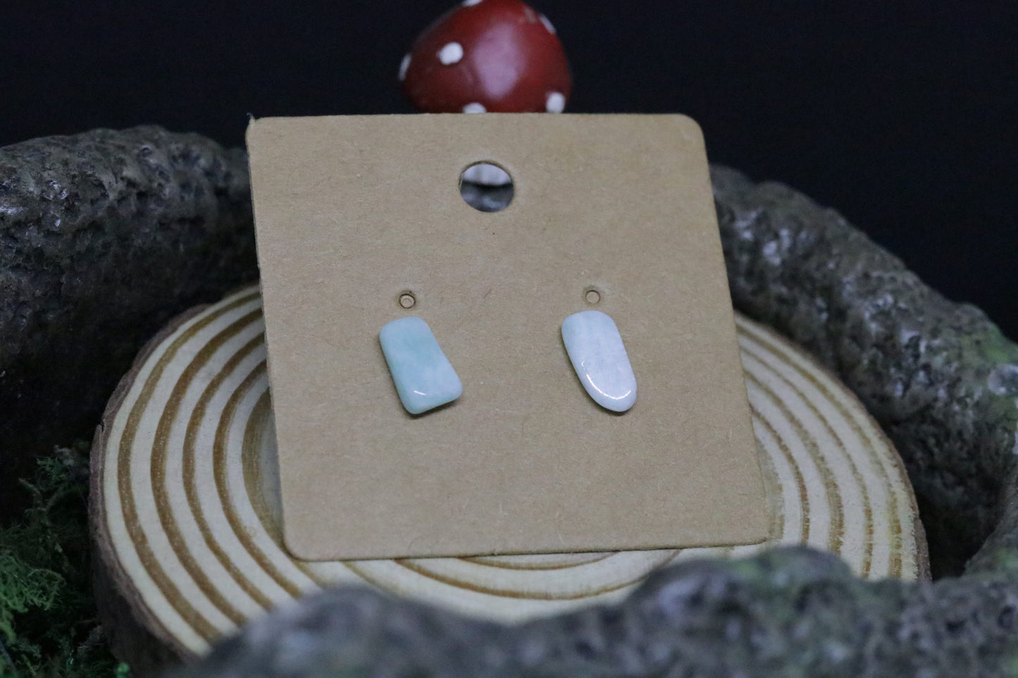 Gemstone Stud Earrings