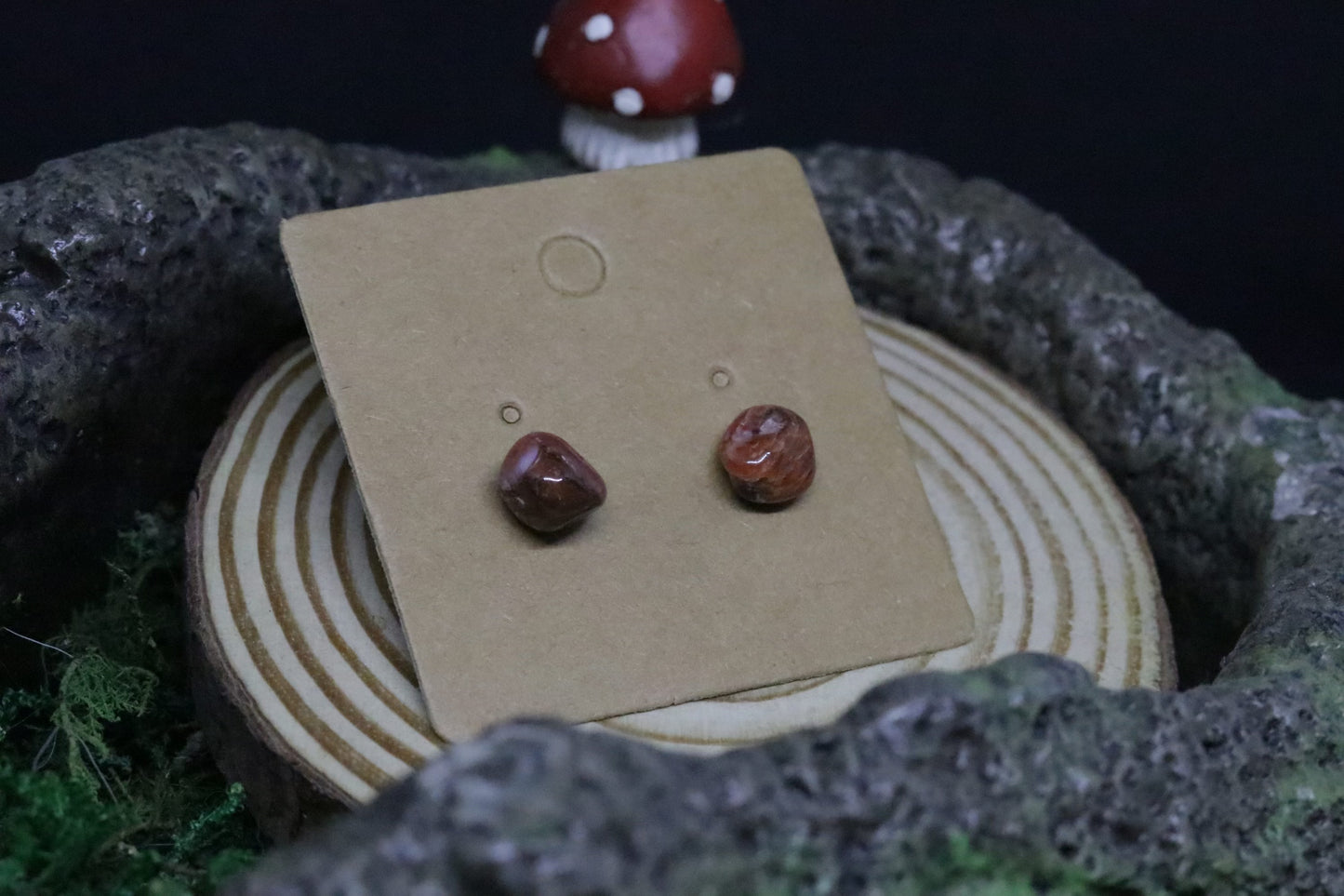 Gemstone Stud Earrings