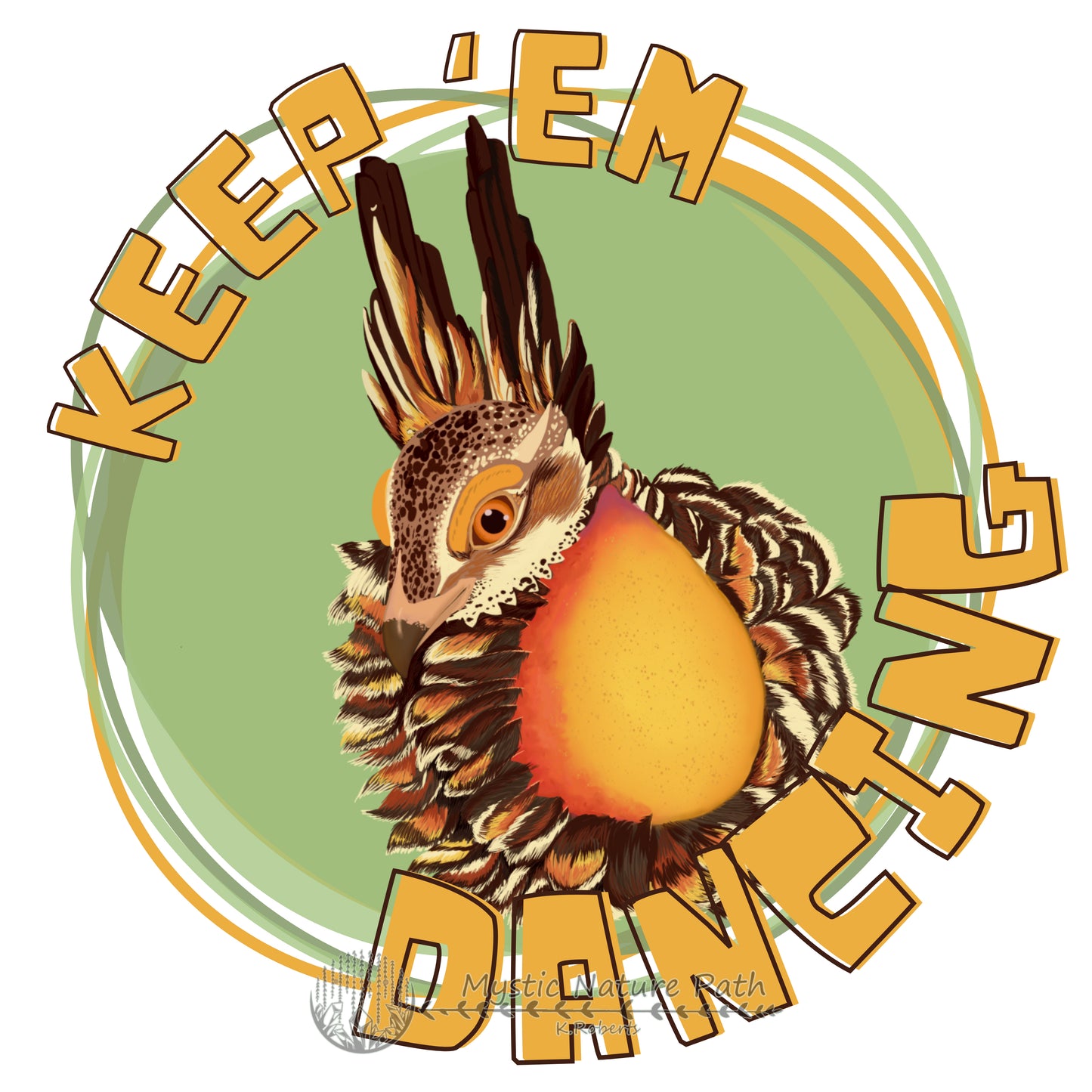 Attwater’s Prairie Chicken Stickers