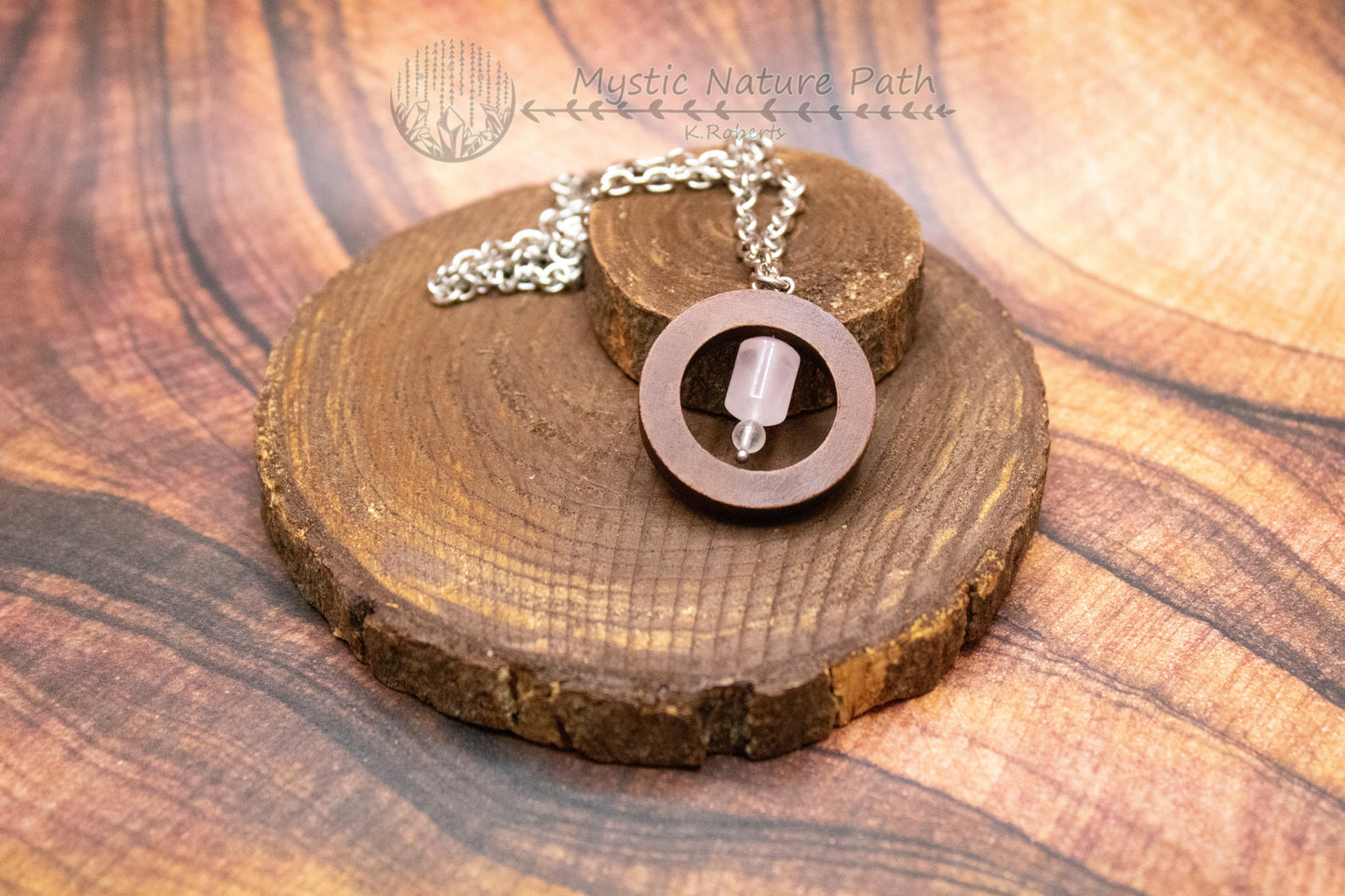 Gemstone Bead Fidget Necklace