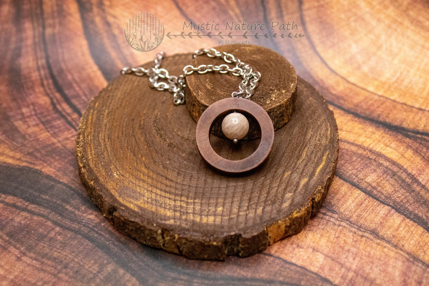 Gemstone Bead Fidget Necklace