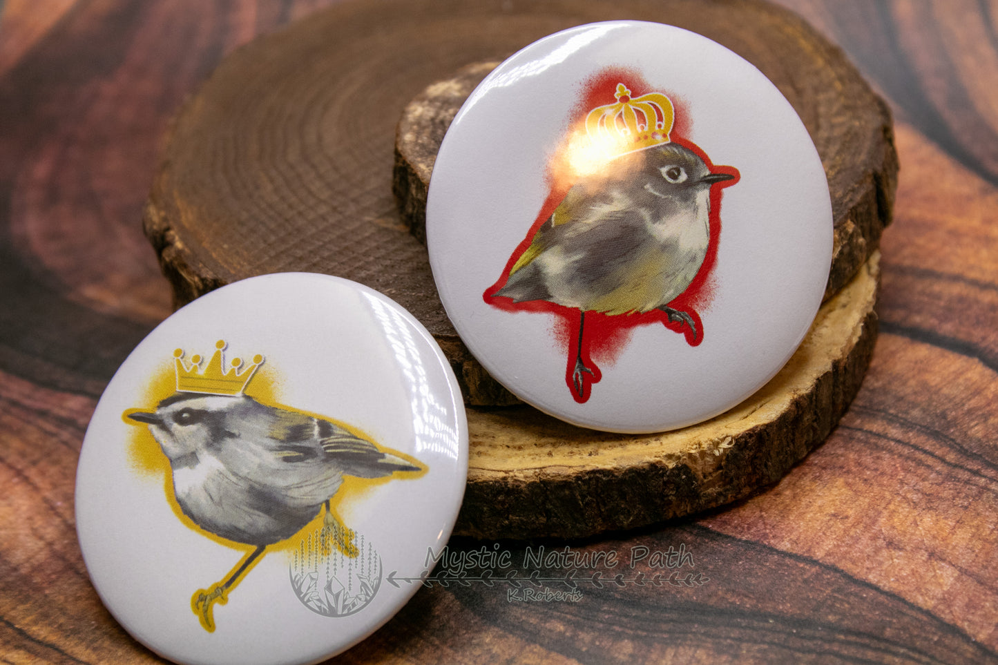 Kinglet Buttons