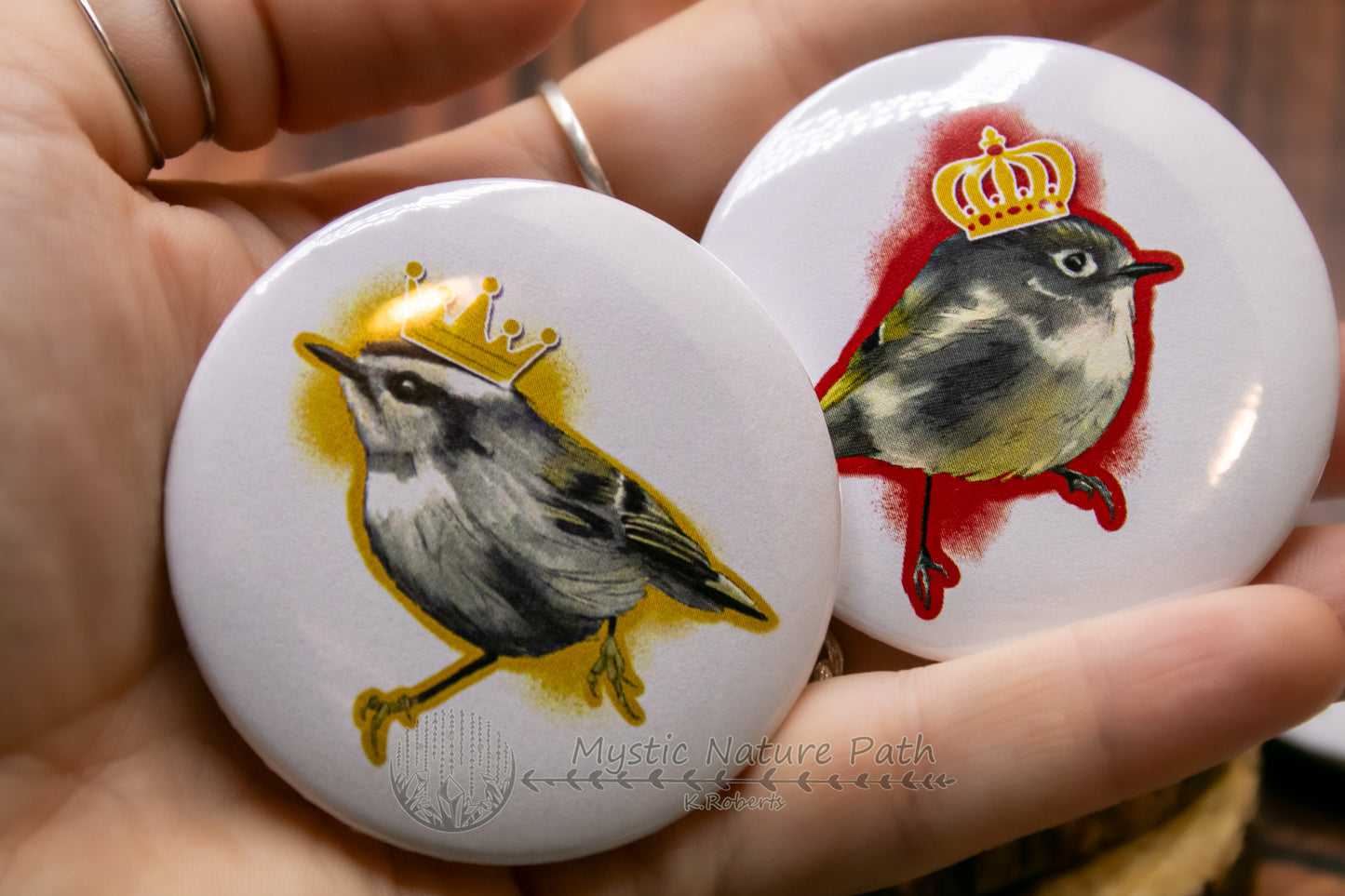 Kinglet Buttons