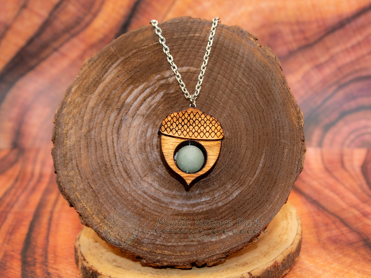 Acorn Fidget Necklaces