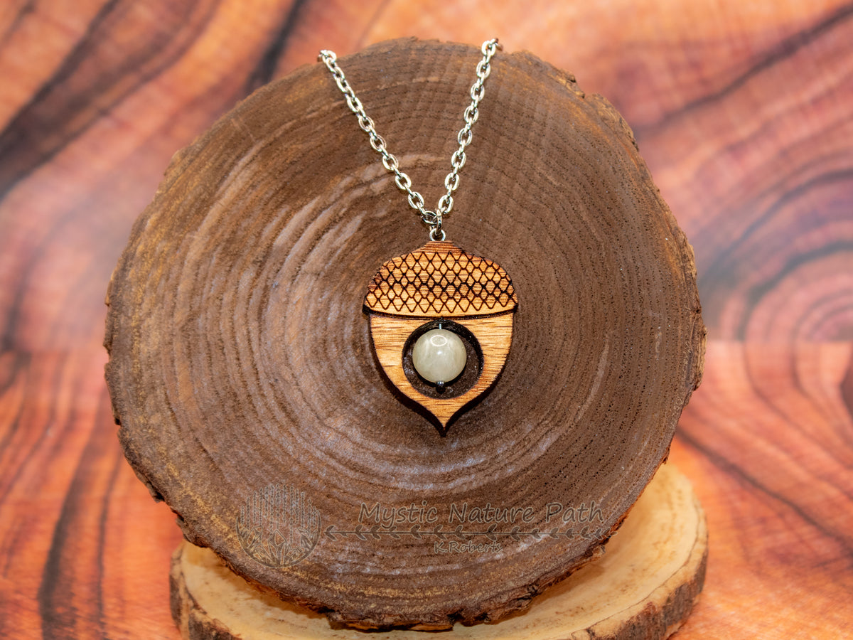 Acorn Fidget Necklaces
