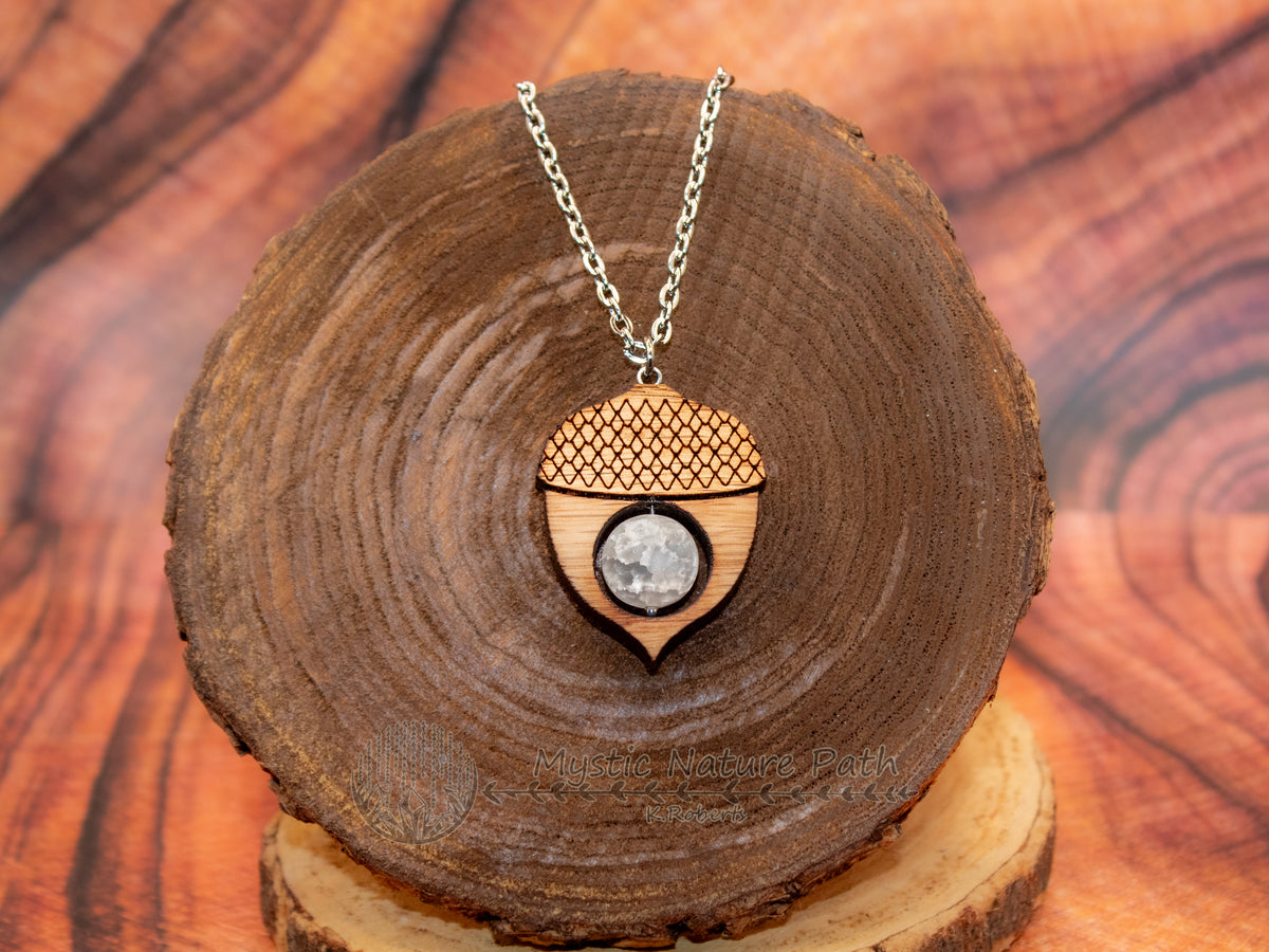 Acorn Fidget Necklaces
