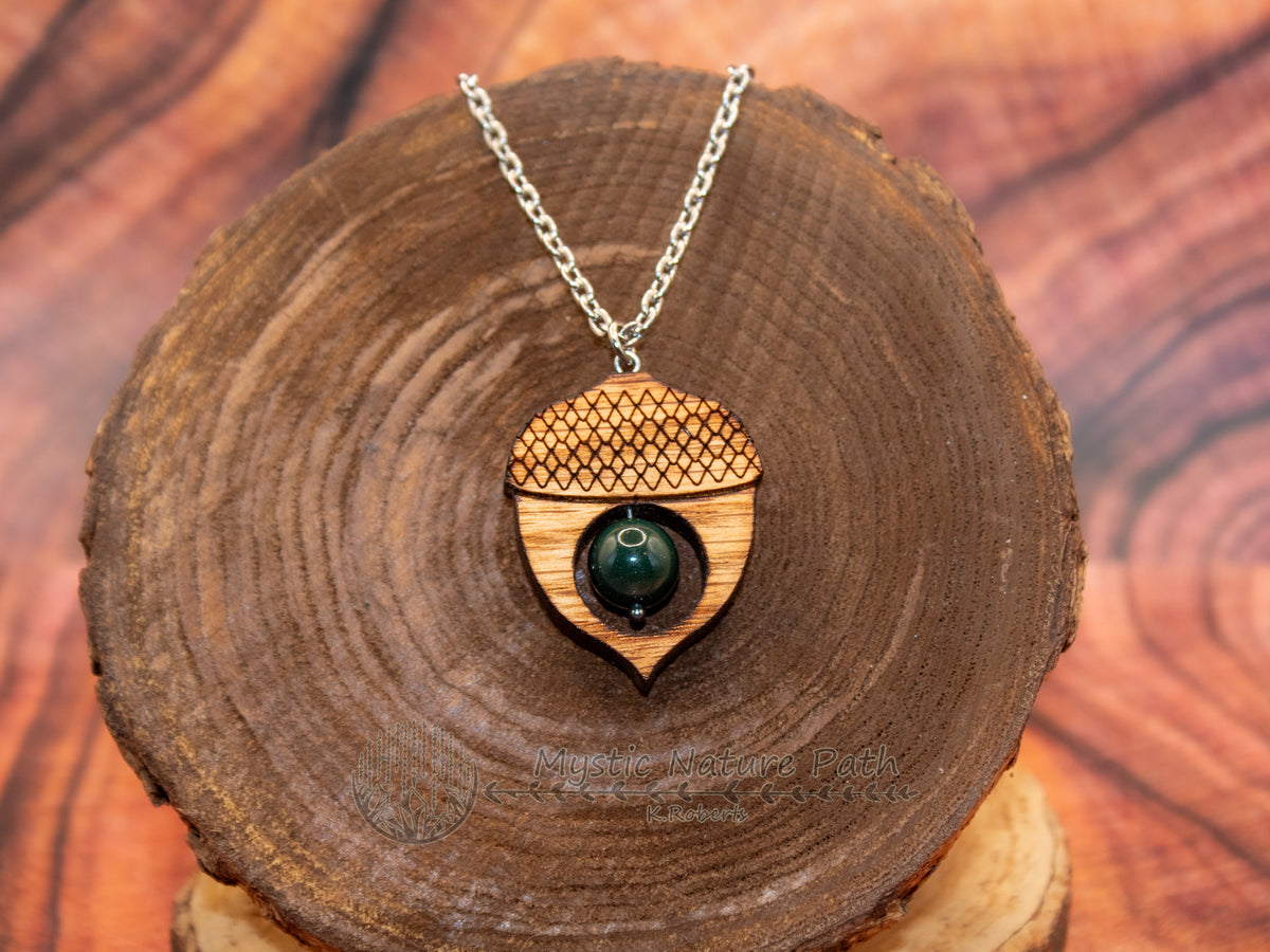 Acorn Fidget Necklaces