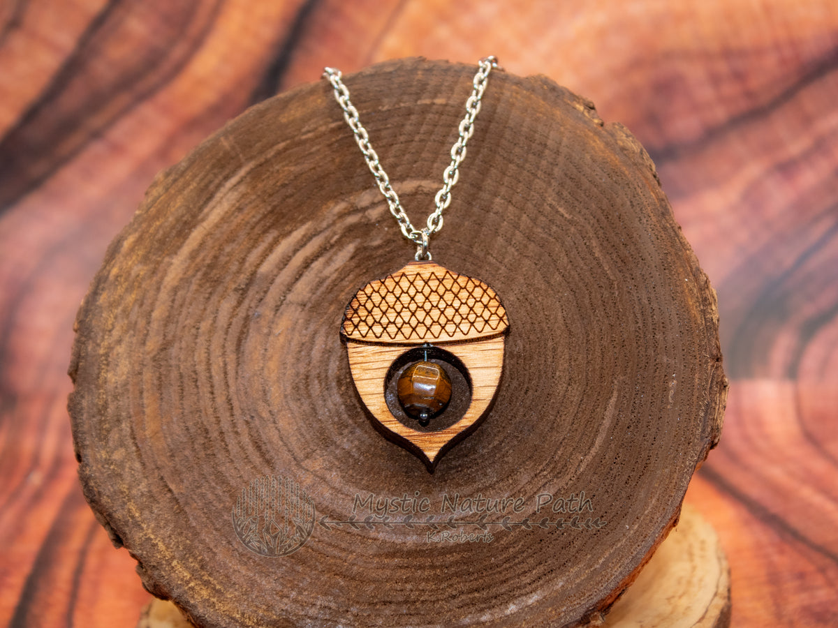 Acorn Fidget Necklaces