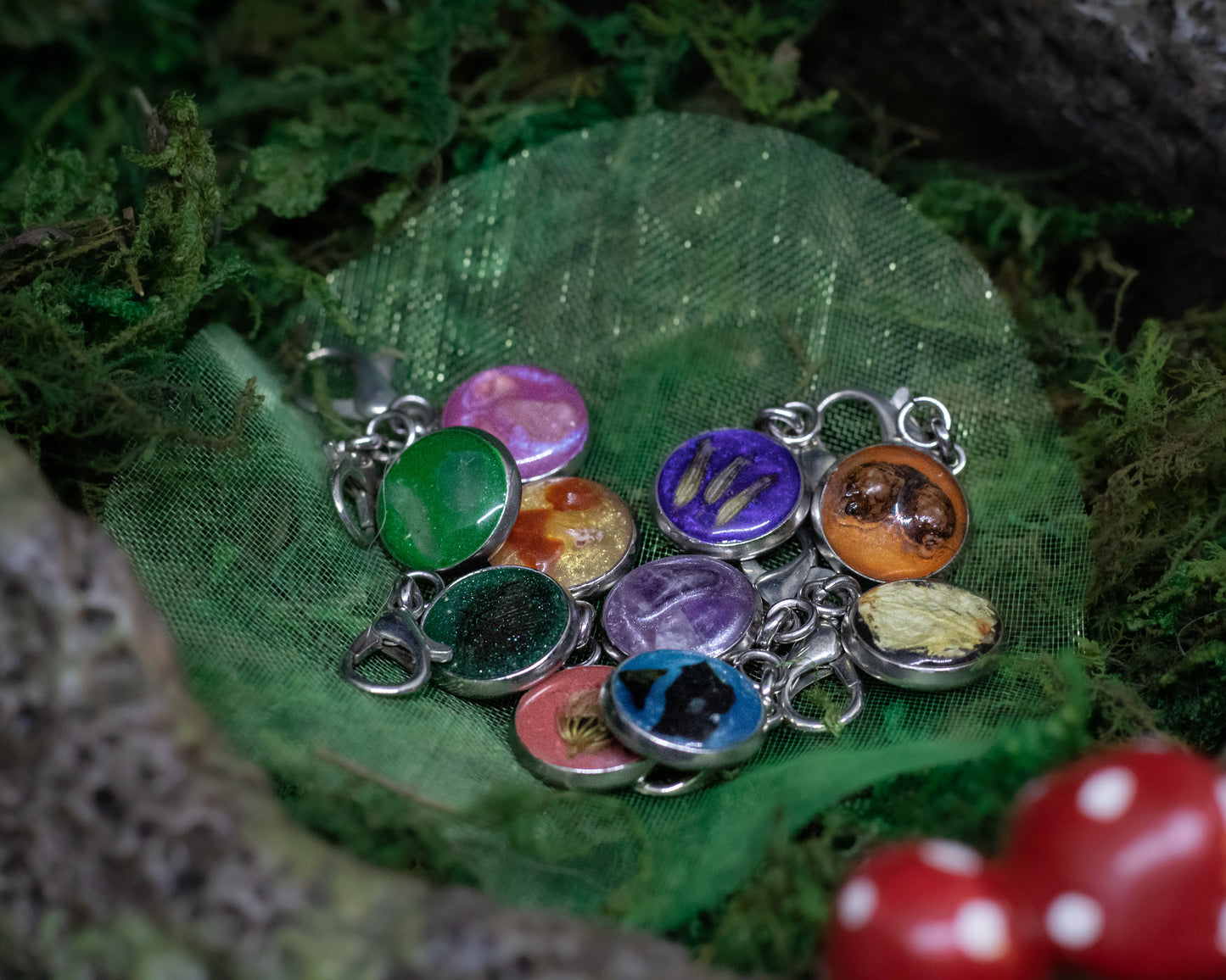 “Charmed” Bracelet Circle Charms